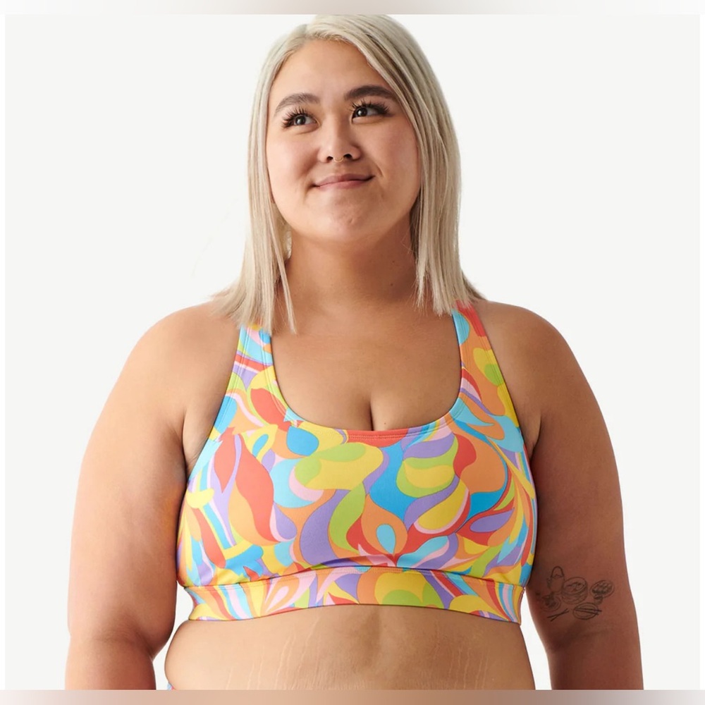 Humankind Women’s Swim Top Color-Daytrip Size Large